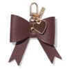 Sleutelhanger strik bruin