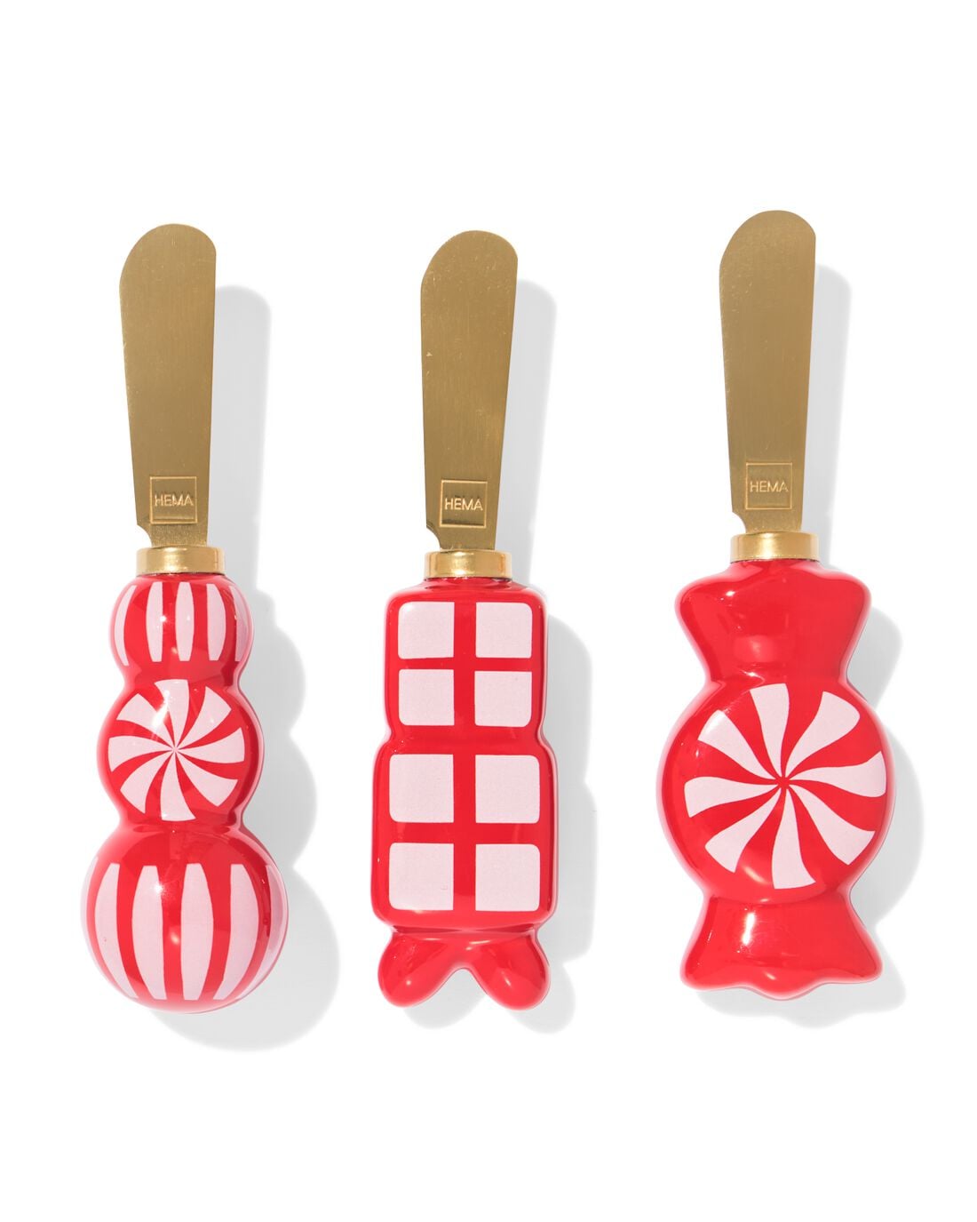 Smeermesjes 12cm rvs - 3 stuks
