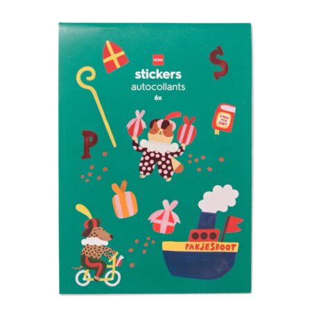Stickers Sint - 6 stuks