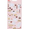 Stickervellen koffie en ontbijt - 3 stuks (multicolor)