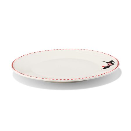 Takkie bord ⌀21cm keramiek (wit)