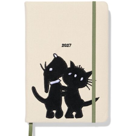 Takkie en Siepie agenda 2027 21.2x14.7cm (gebroken wit)