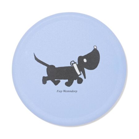 Takkie hondenspeelgoed frisbee ⌀20.5cm rubber lichtblauw