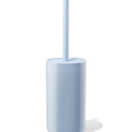 Toiletborstel en houder ⌀10.5x19cm keramiek blauw