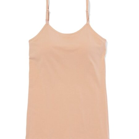 Voedingshemd met ingebouwde cups beige