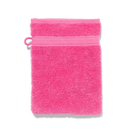 Washandje 16x21cm zware kwaliteit fuchsia