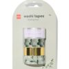 Washi tape 5mx1.5cm planten - 4 stuks (multicolor)