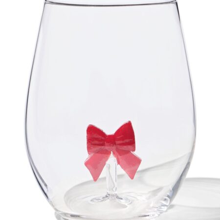 Waterglas 550ml met figuur strik - 2 stuks