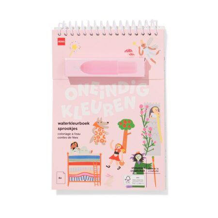 Waterkleurboek A5 sprookjes