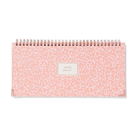Weekplanner 27x12.8x1.2cm roze