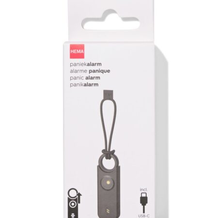 Zelfverdediging sleutelhanger 9x3x1.5cm zwart