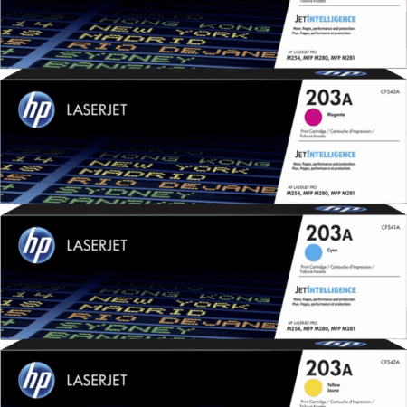 HP 203A Toners Combo Pack