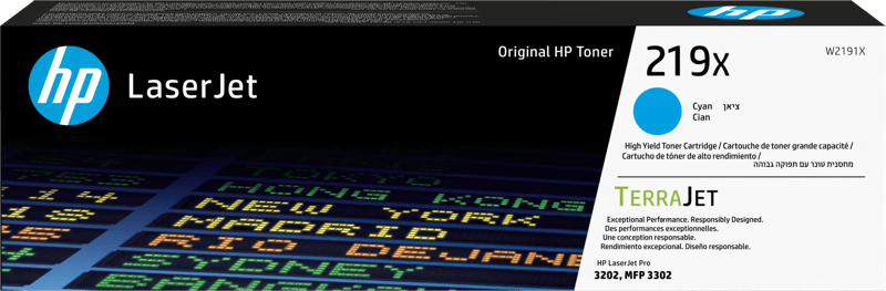HP 219X LaserJet XL Toner Cyaan