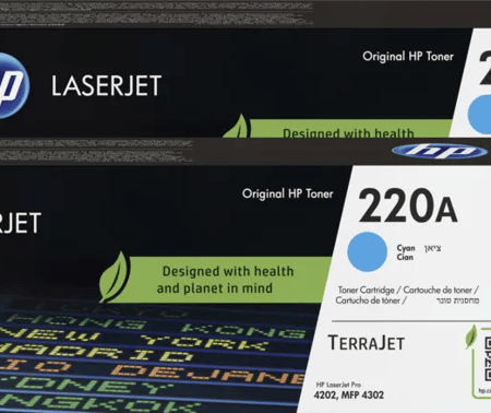 HP 220A LaserJet Toner Cyaan (2 stuks)