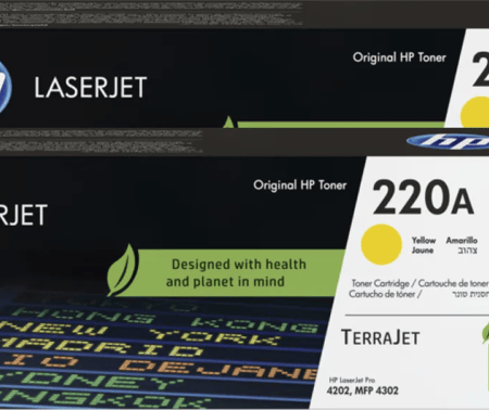 HP 220A LaserJet Toner Geel (2 stuks)