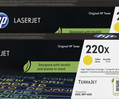 HP 220X LaserJet Toner Geel (2 stuks)