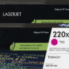 HP 220X LaserJet Toner Magenta (2 stuks)