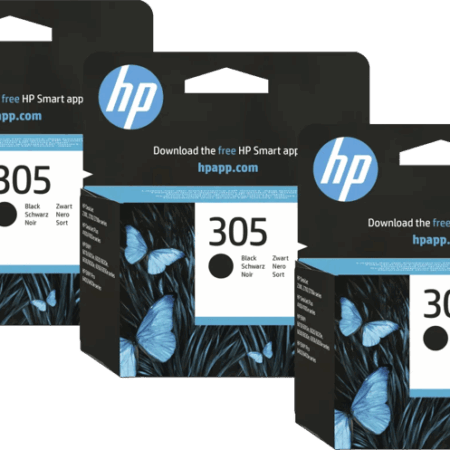 HP 305 Cartridge Zwart (3 stuks)