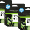 HP 305XL Cartridge Zwart (3 stuks)