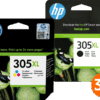 HP 305XL Inkt Cartridge 4-Kleuren Bundel (3 stuks)