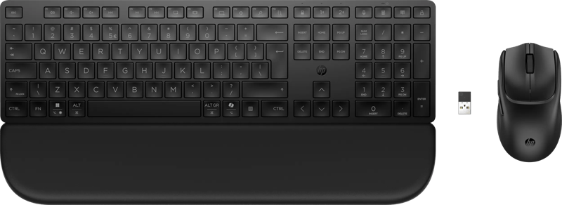 HP 580C Multi-Device Dual-Mode Toetsenbord en Muis met polssteun QWERTY