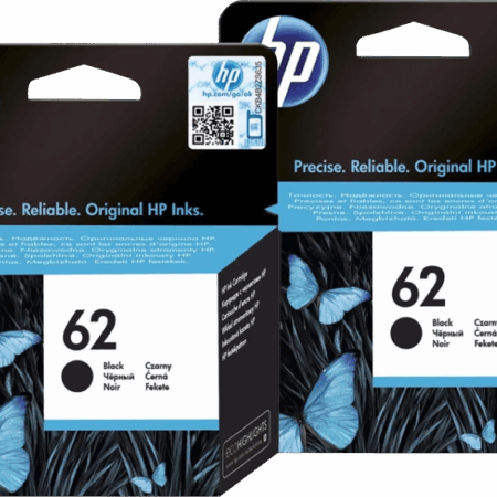 HP 62 Cartridges Zwart Duo Pack