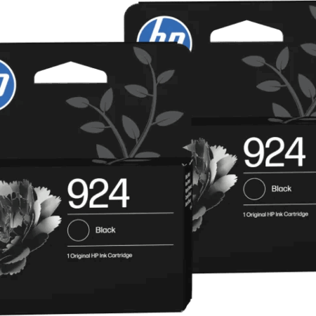 HP 924 Cartridge Zwart Duo Pack