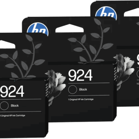 HP 924 Cartridge Zwart Triple Pack