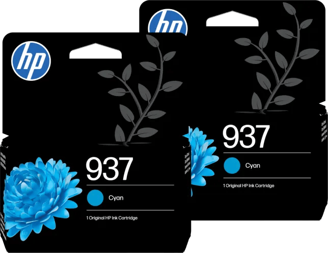 HP 937 Cartridge Cyaan (2 stuks)