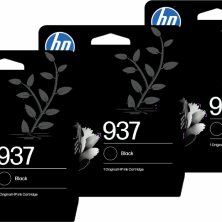 HP 937 Cartridge Zwart Triple Pack