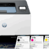 HP Color LaserJet 3202dw + 1 set extra XL toners