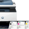 HP Color LaserJet 3302fdw + 1 set extra XL toners