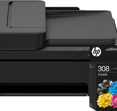 HP DeskJet 4320 All-in-One + 2 zwarte + 2 kleuren cartridges