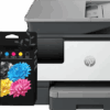 HP OfficeJet Pro 9120e + 2 zwarte + 2 kleuren cartridges