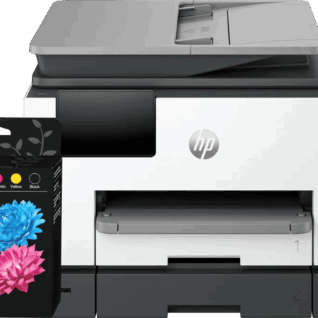 HP OfficeJet Pro 9132e + 1 set extra cartridges