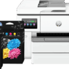 HP OfficeJet Pro 9730 + 2 zwarte + 2 kleuren cartridges