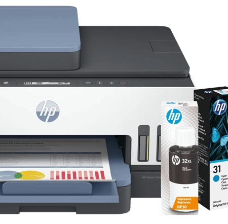 HP Smart Tank 7605 + 1 set extra inkt
