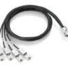 externe SAS naar mini-SAS fanout-kabel 2m