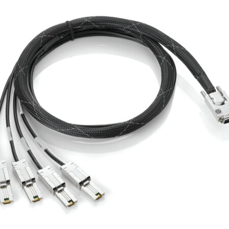 externe SAS naar mini-SAS fanout-kabel 2m
