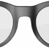 HTC VIVE Eagle AI Bril Transparant Rond Zwart