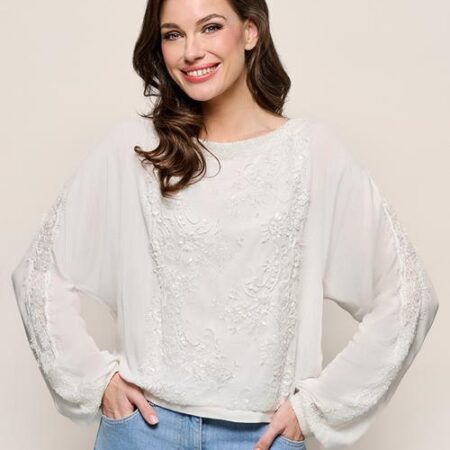 Haisley Top Off White