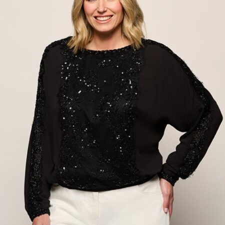 Haisley Top Zwart Maxi