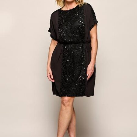 Haley Tuniek Zwart Maxi