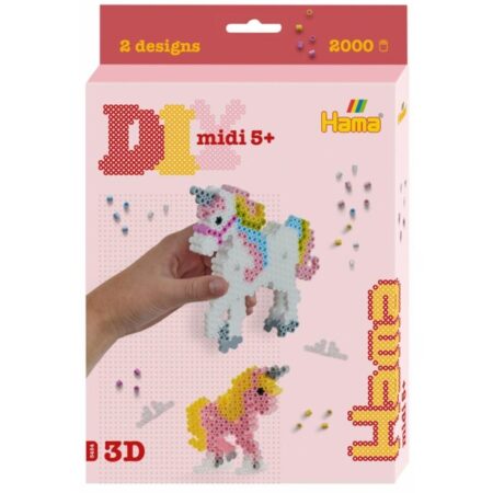 Hama Strijkkralen 3d Eenhoorn Set 2000 Delig | Hama