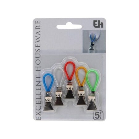 Handdoekknijpers 5sts blister | Excellent Houseware