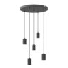 Hanglamp Calex Multi Cord Rond 5xE27