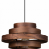 Hanglamp Walnut 5 rings