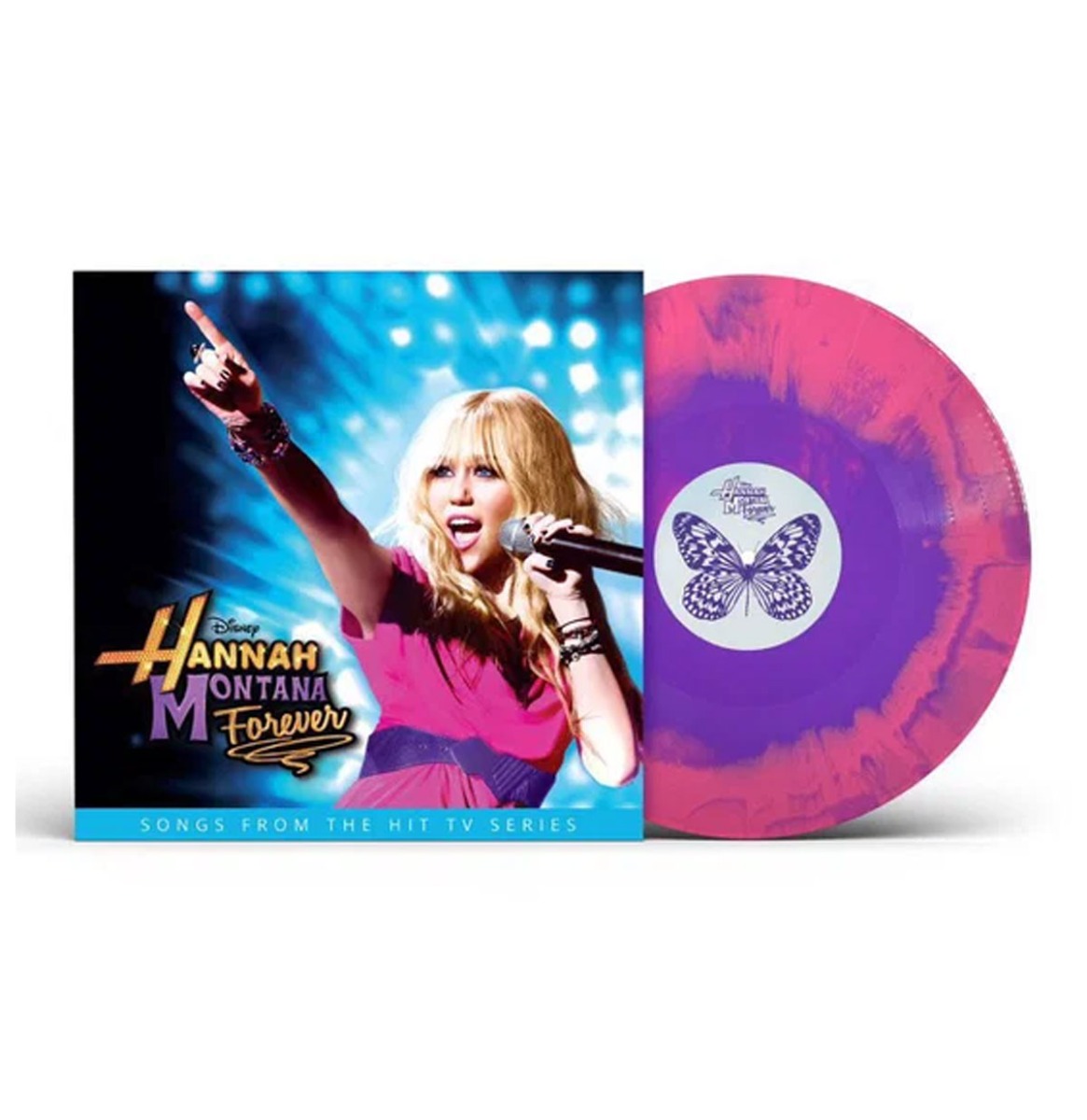 Hannah Montana - Hannah Montana Forever (Roze En Paarse Swirl Vinyl) (LP) | Disney