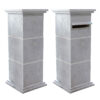 Hardsteen Pilaar & Brievenbus 4 SET