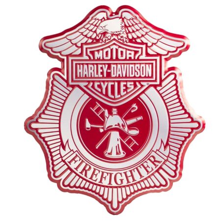 Harley-Davidson - Firefighter Metal Bord (35 x 40 cm) | Harley-Davidson